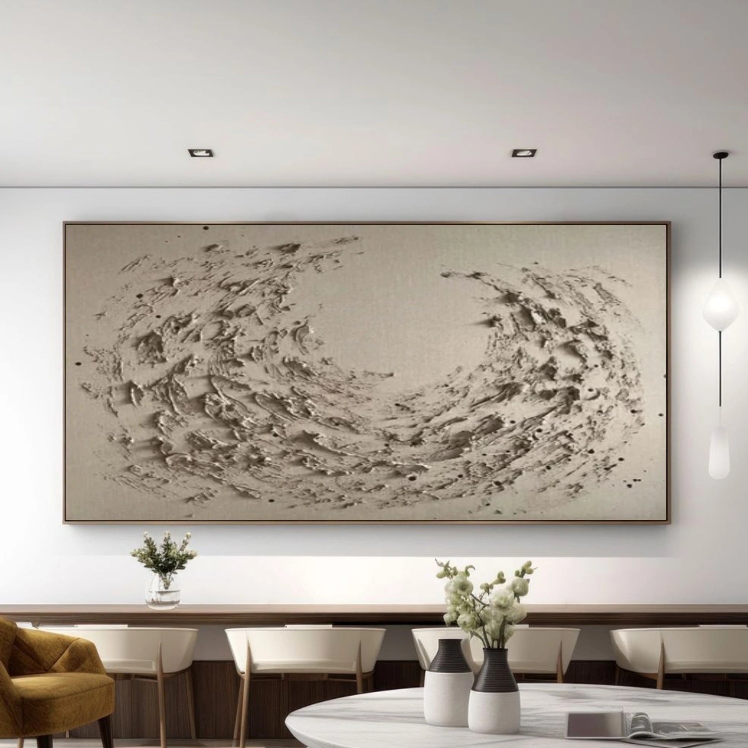 Minimalist Textured Canvas Art #WM115