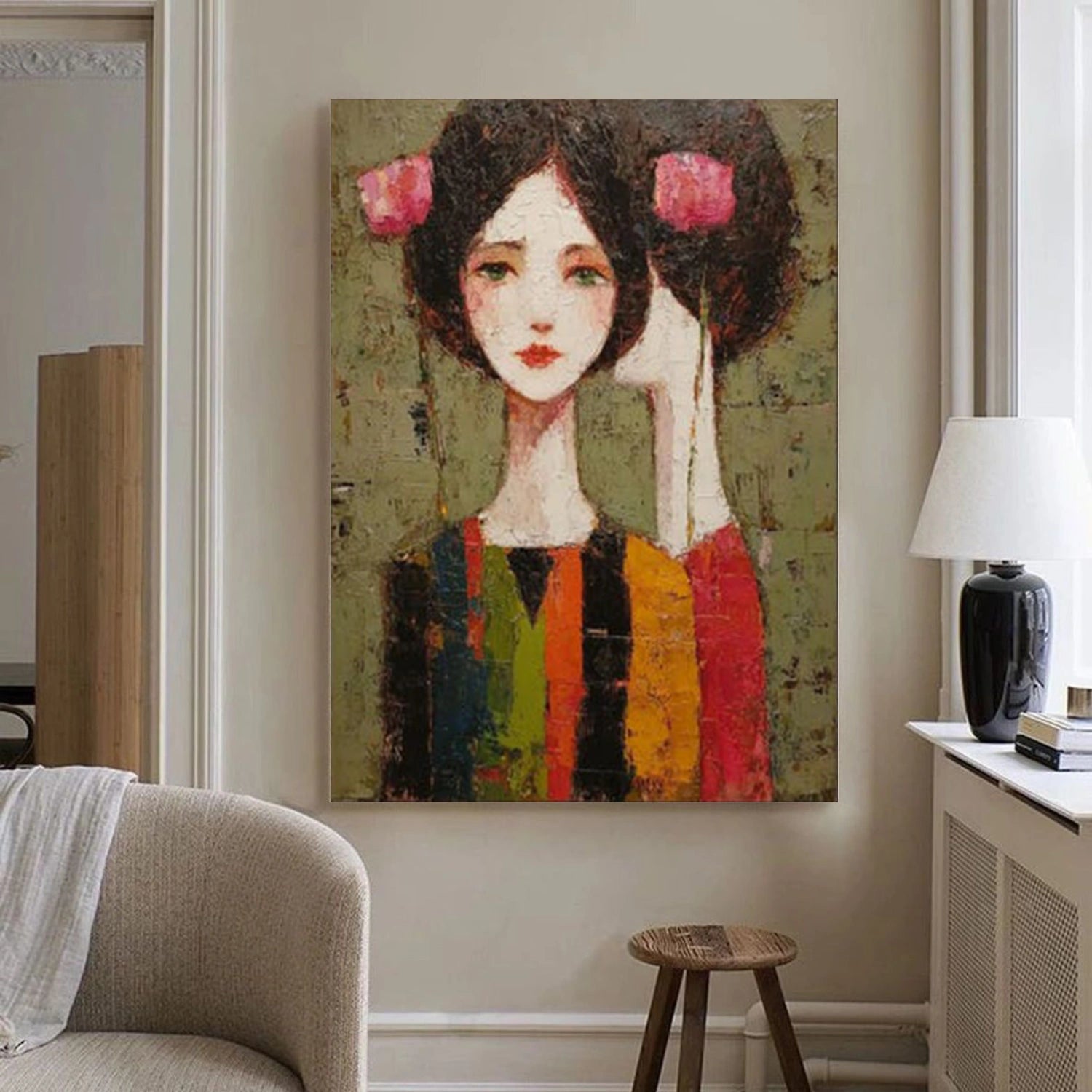 Abstract Portrait Wall Art #LA061