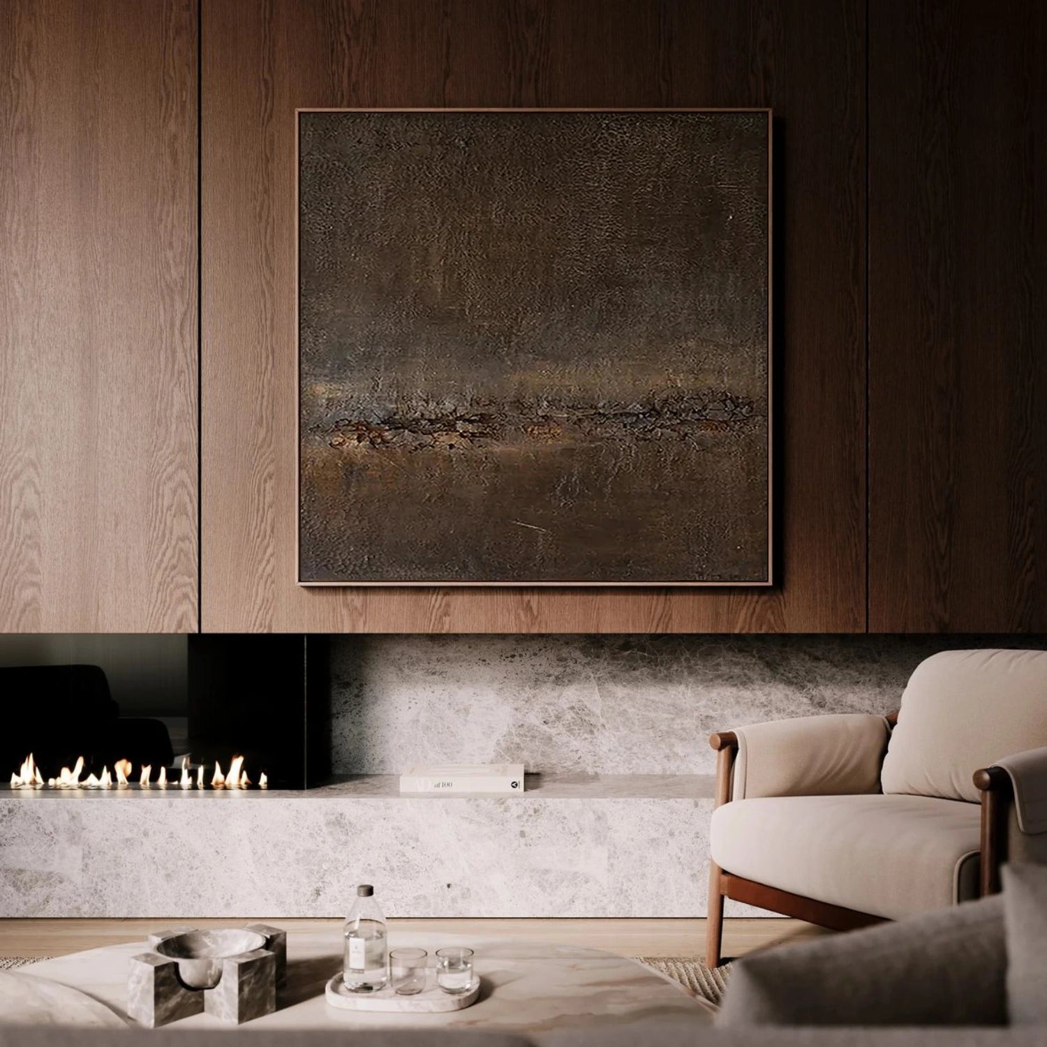 Abstract Textured Wall Art #VA221