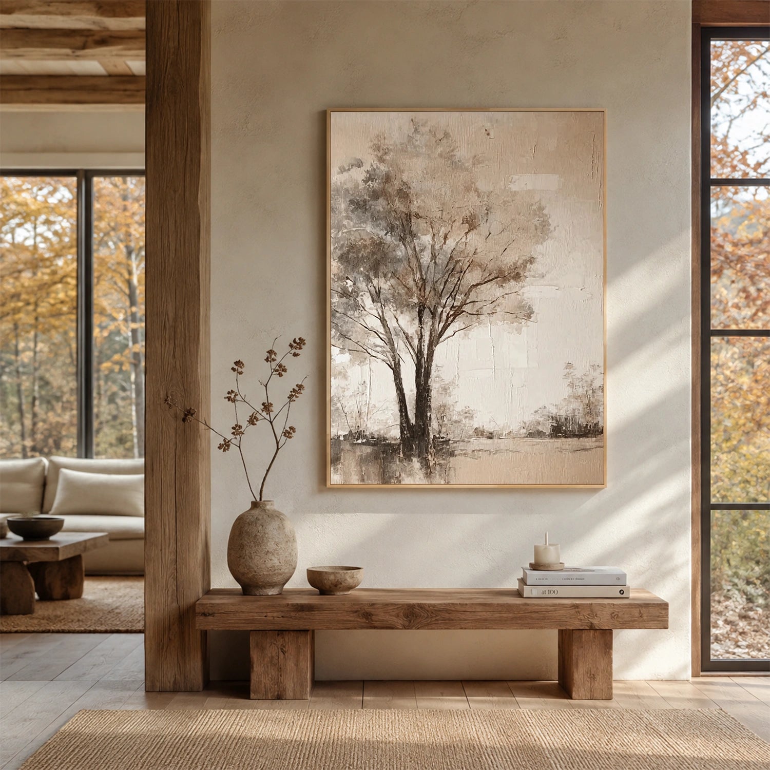 Abstract Tree Canvas Art #MF203