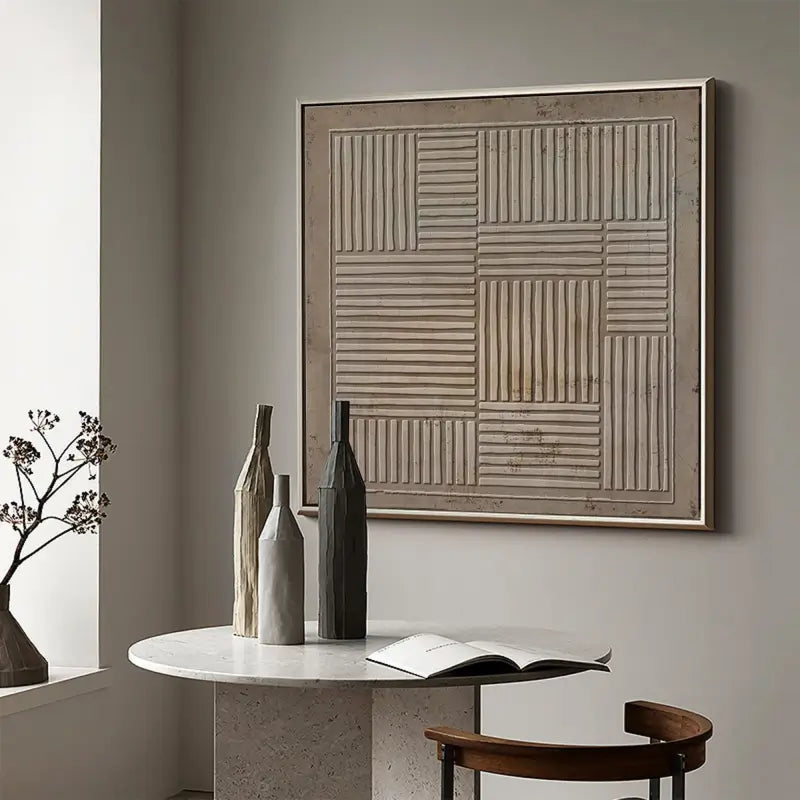 Wabi Sabi Textured Wall Art #VS073