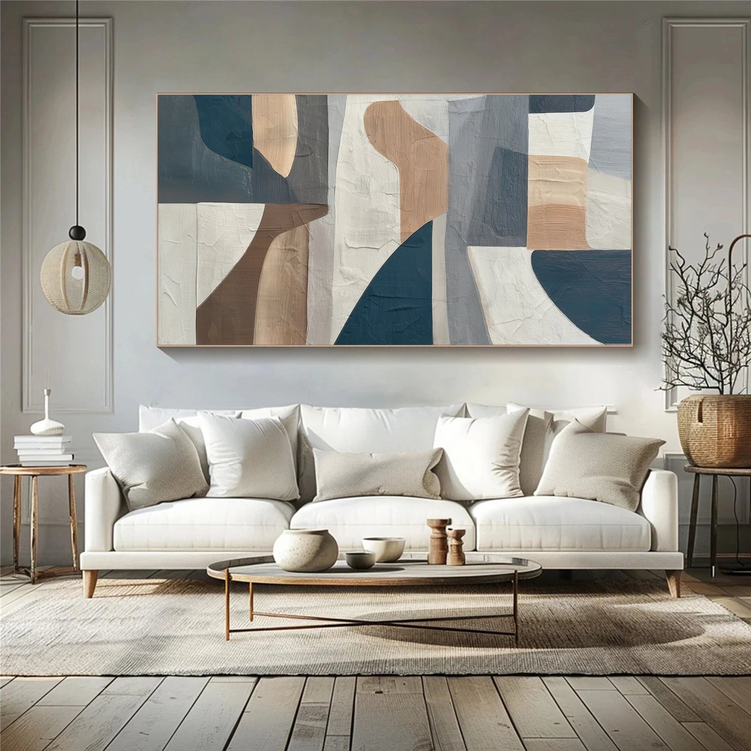 Abstract Textured Wall Art #VA183