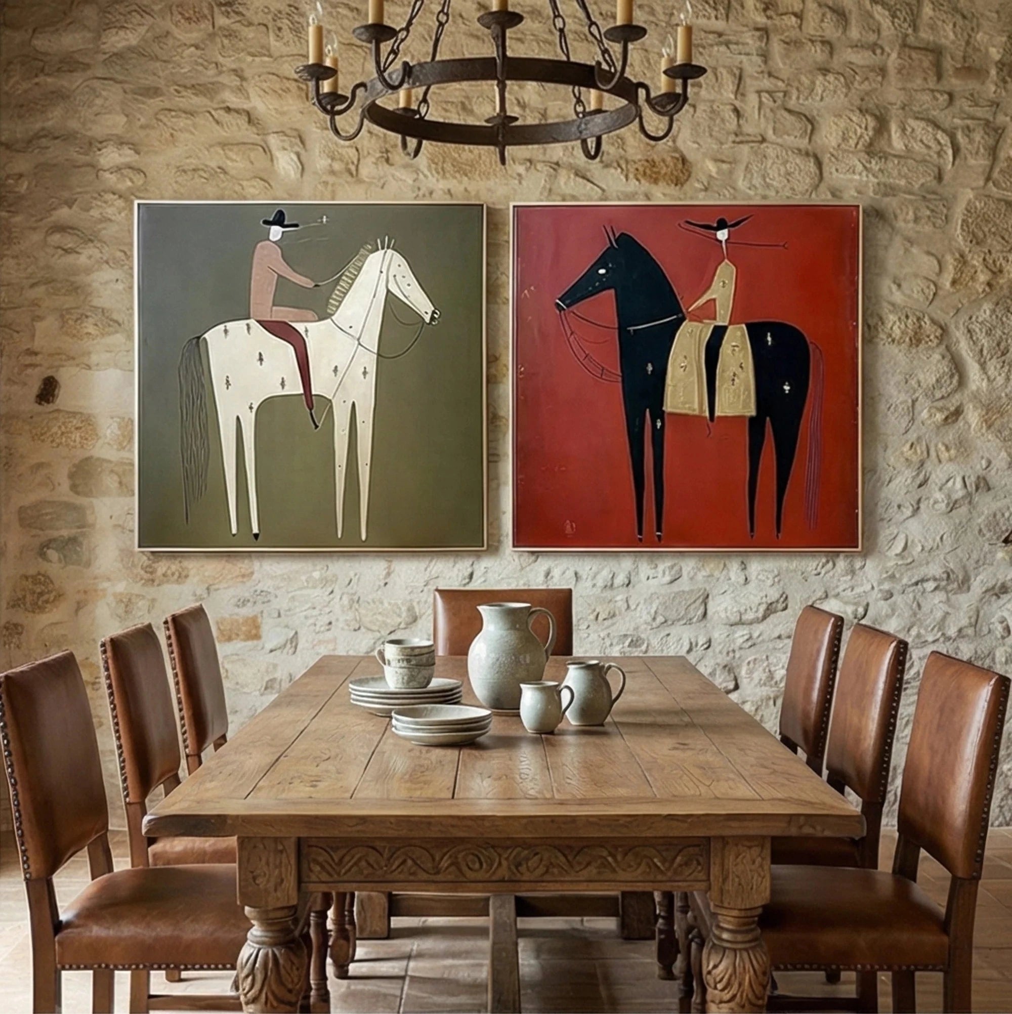 Americana Wall Art Set of 2 #AM010