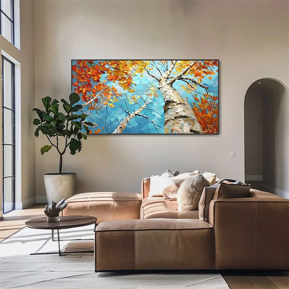 Abstract Flower And Tree Canvas Art #MF037