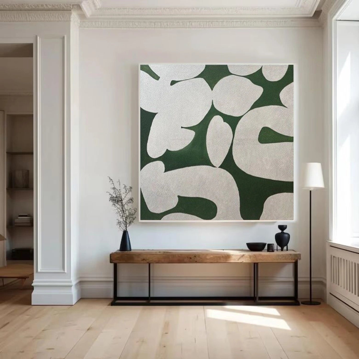 Green Wabi Sabi Wall Art #VS188