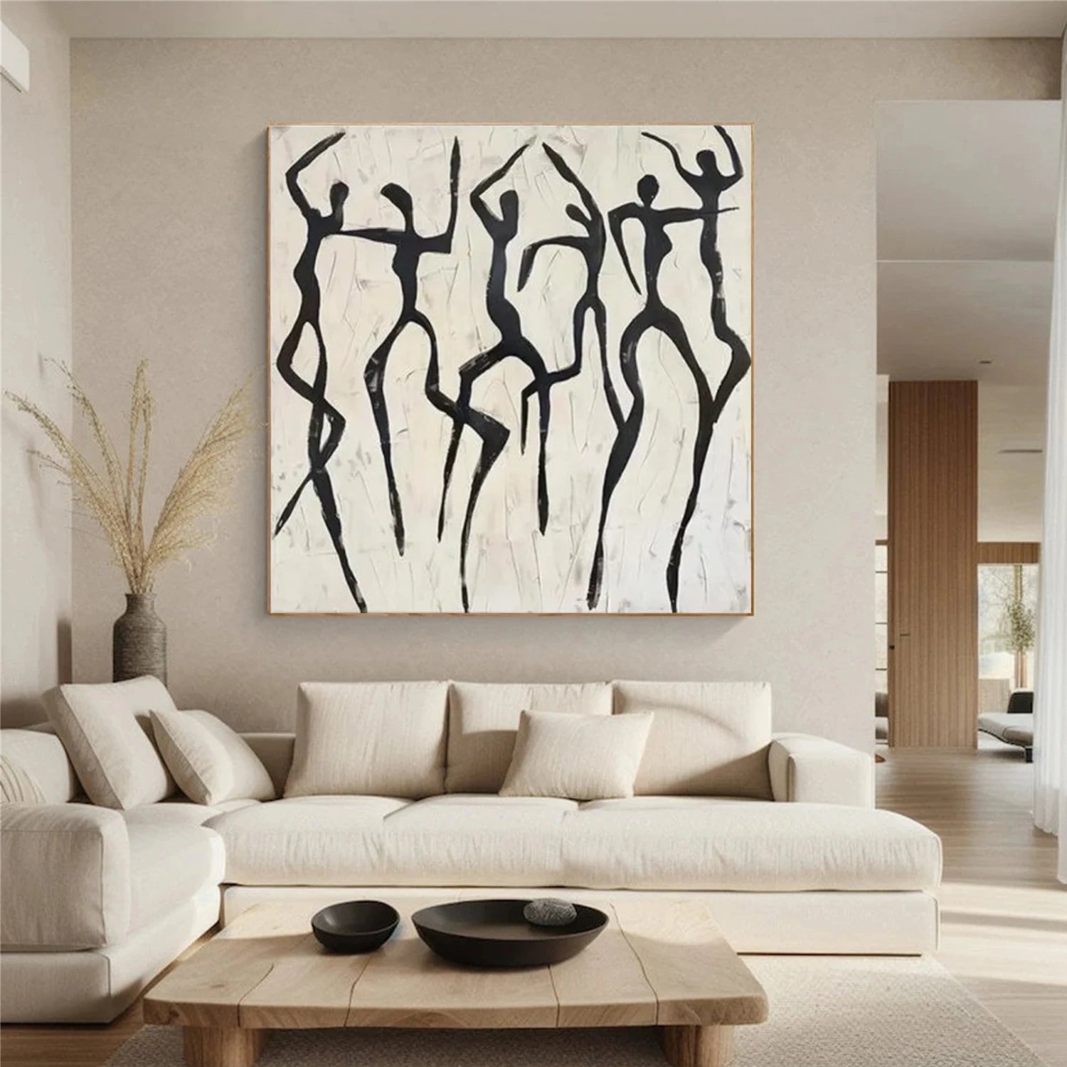 Black and White Abstract Wall Art #VA157