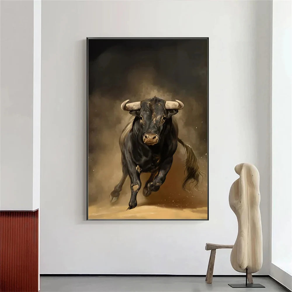 Abstract Animal Canvas Art #DW041