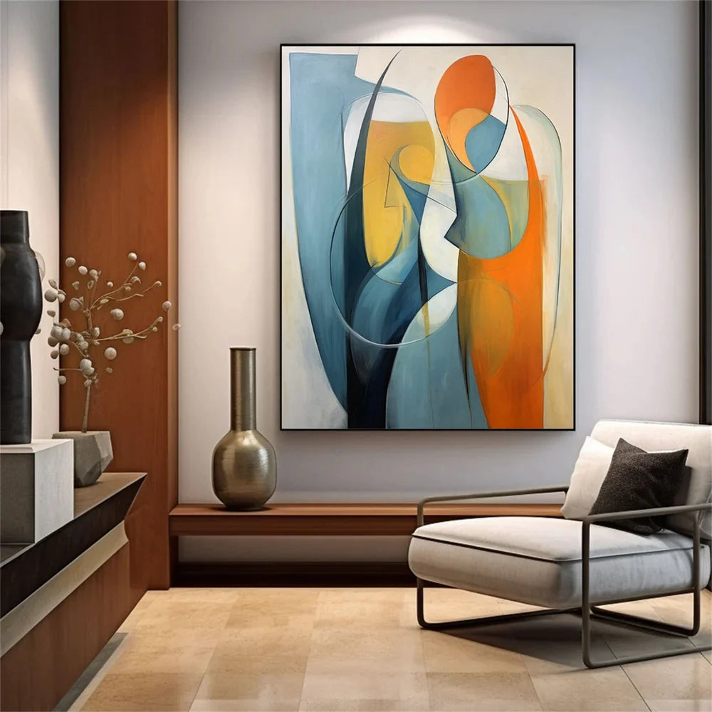 Contemporaty Abstract Minimalist Wall Art #CM001