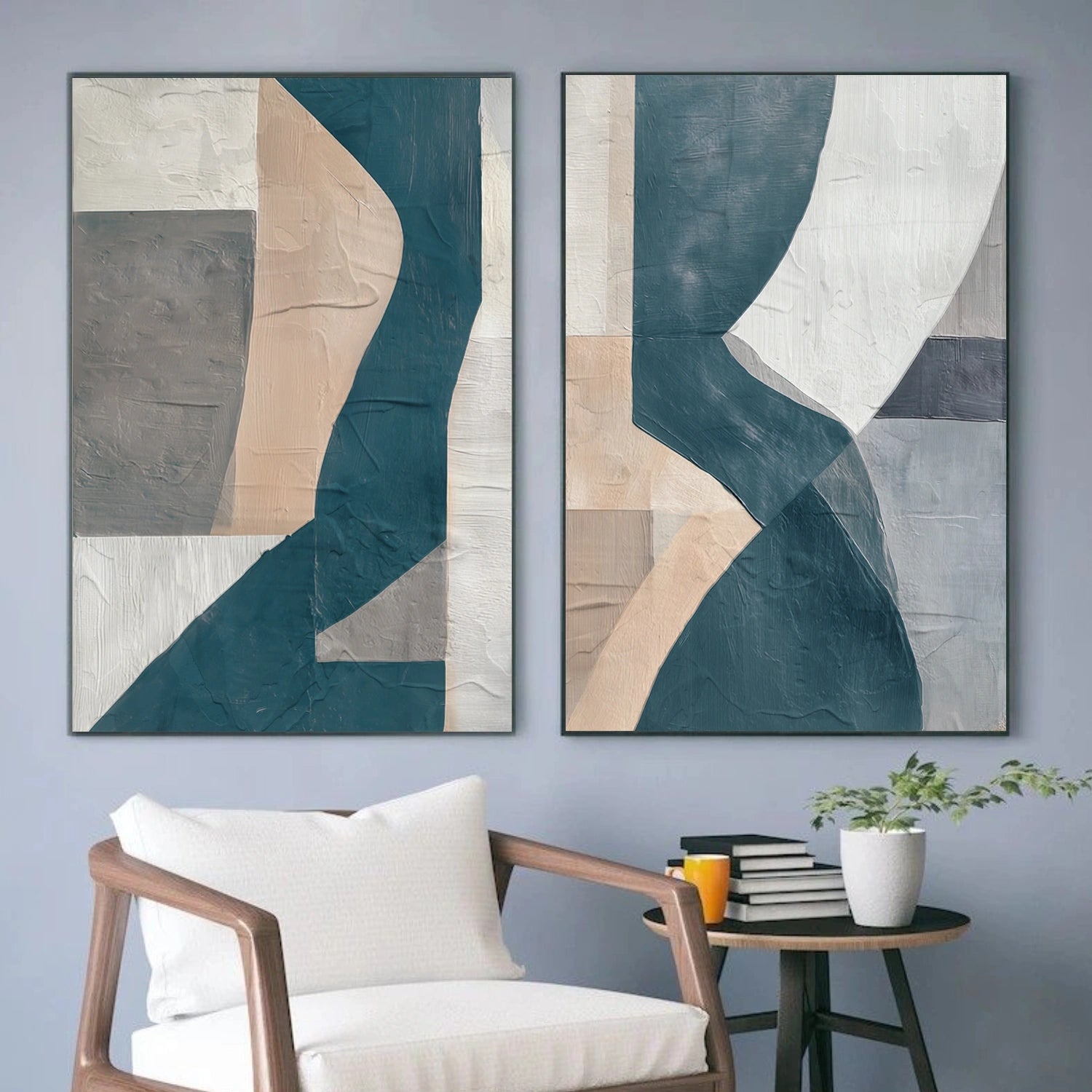 Abstract Textured Wall Art #VA185