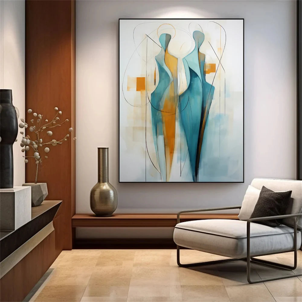 Contemporaty Abstract Minimalist Wall Art #CM004
