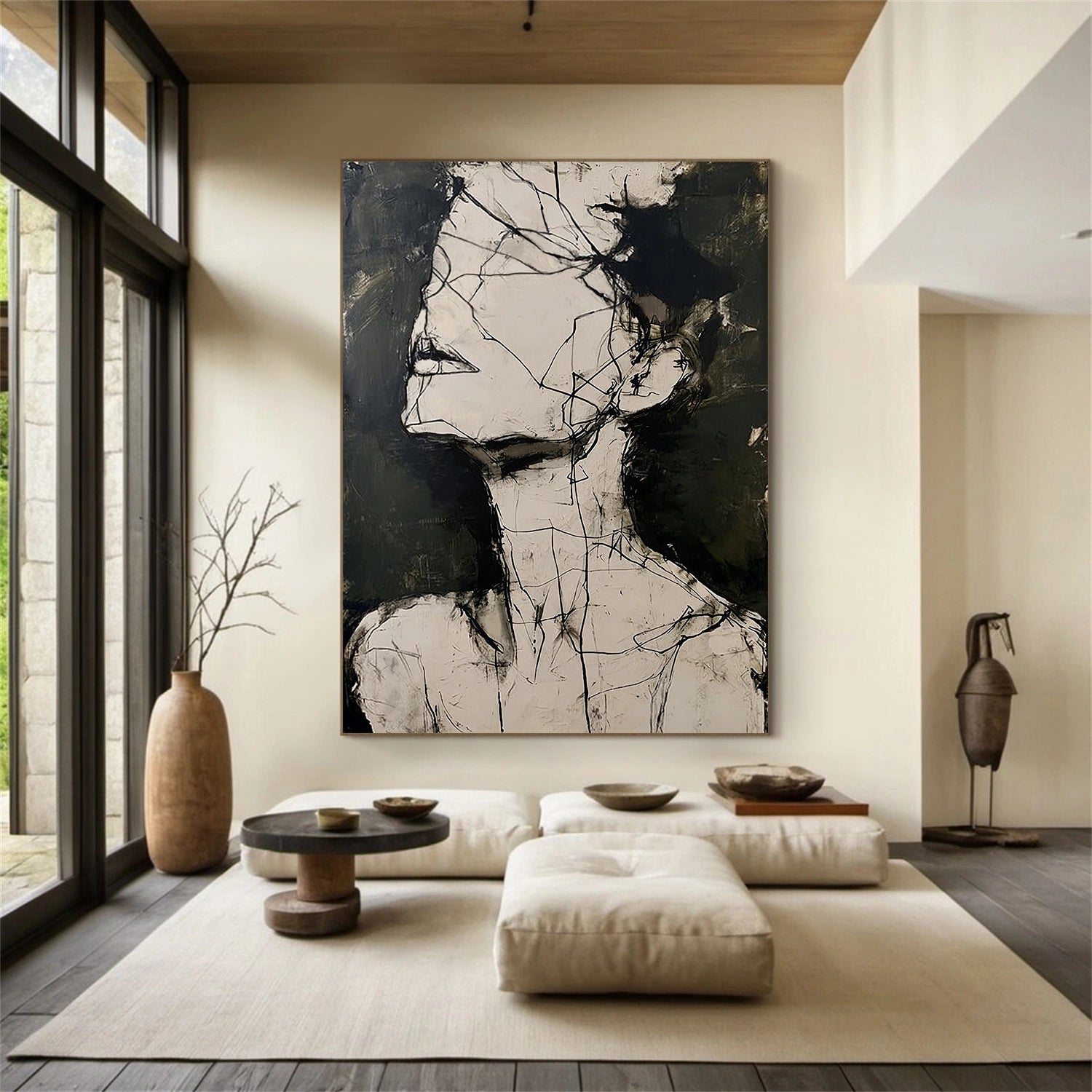Abstract Portrait Wall Art #LA069