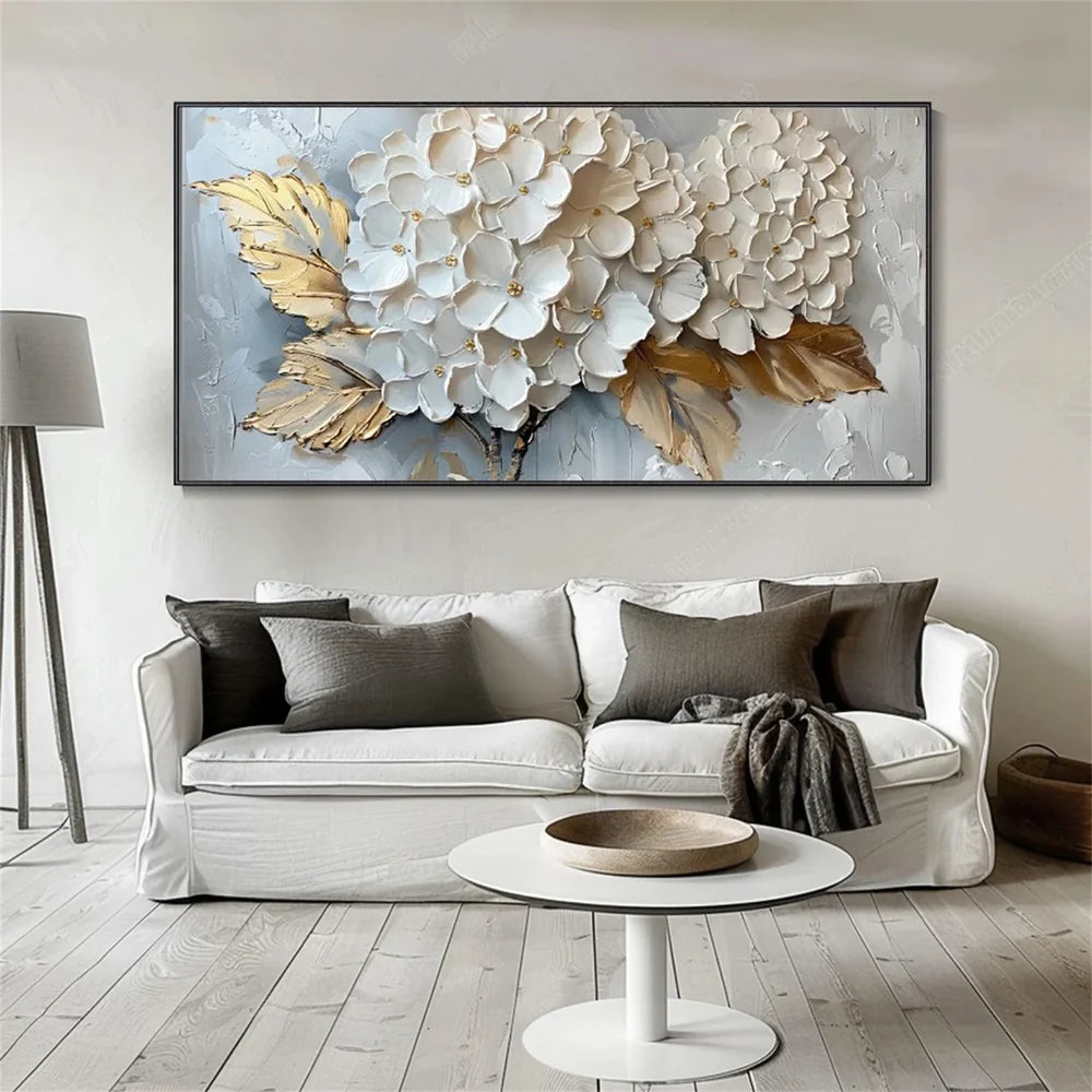 Abstract Flower And Tree Textured Canvas Art #MF004