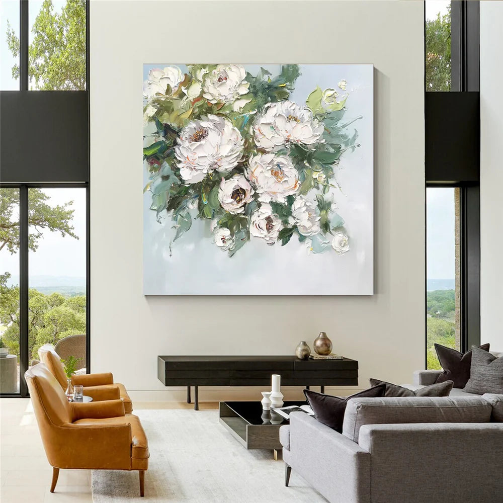 Abstract Flower And Tree Canvas Art #MF057