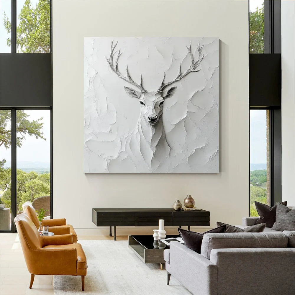Abstract Animal Textured Canvas Art  #DW056