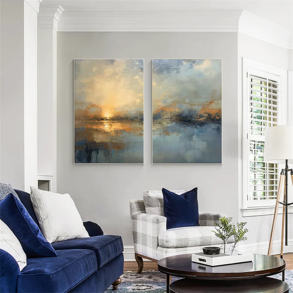 Abstract Wall Art Set of 2 #VA003