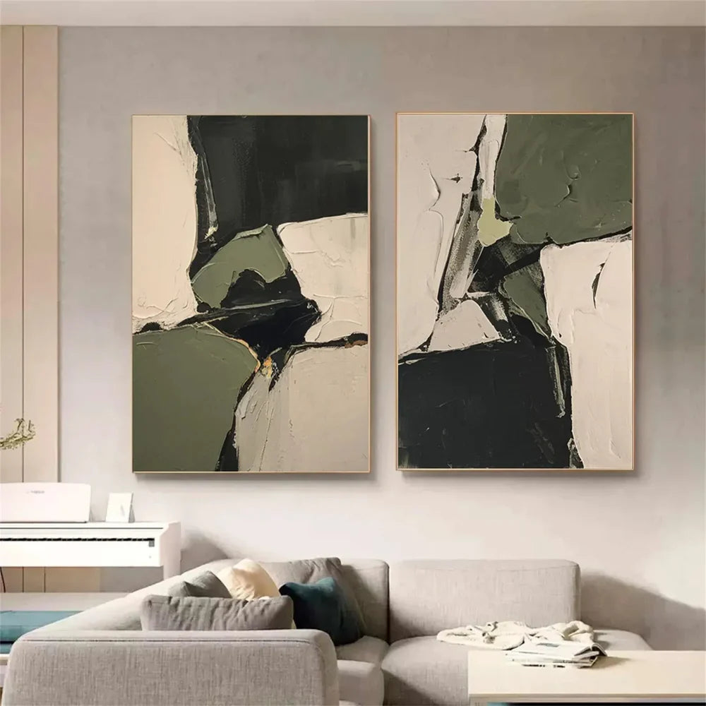 Abstract Textured Wall Art Set of 2 #VA076