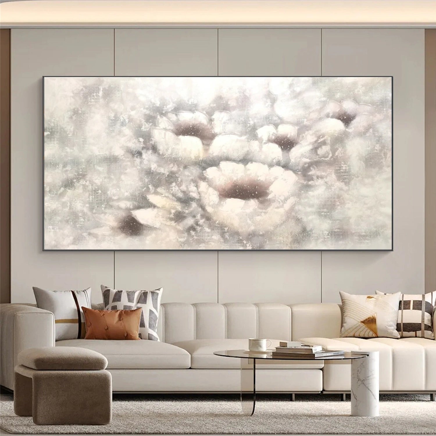 Abstract Flower And Tree Canvas Art #MF075