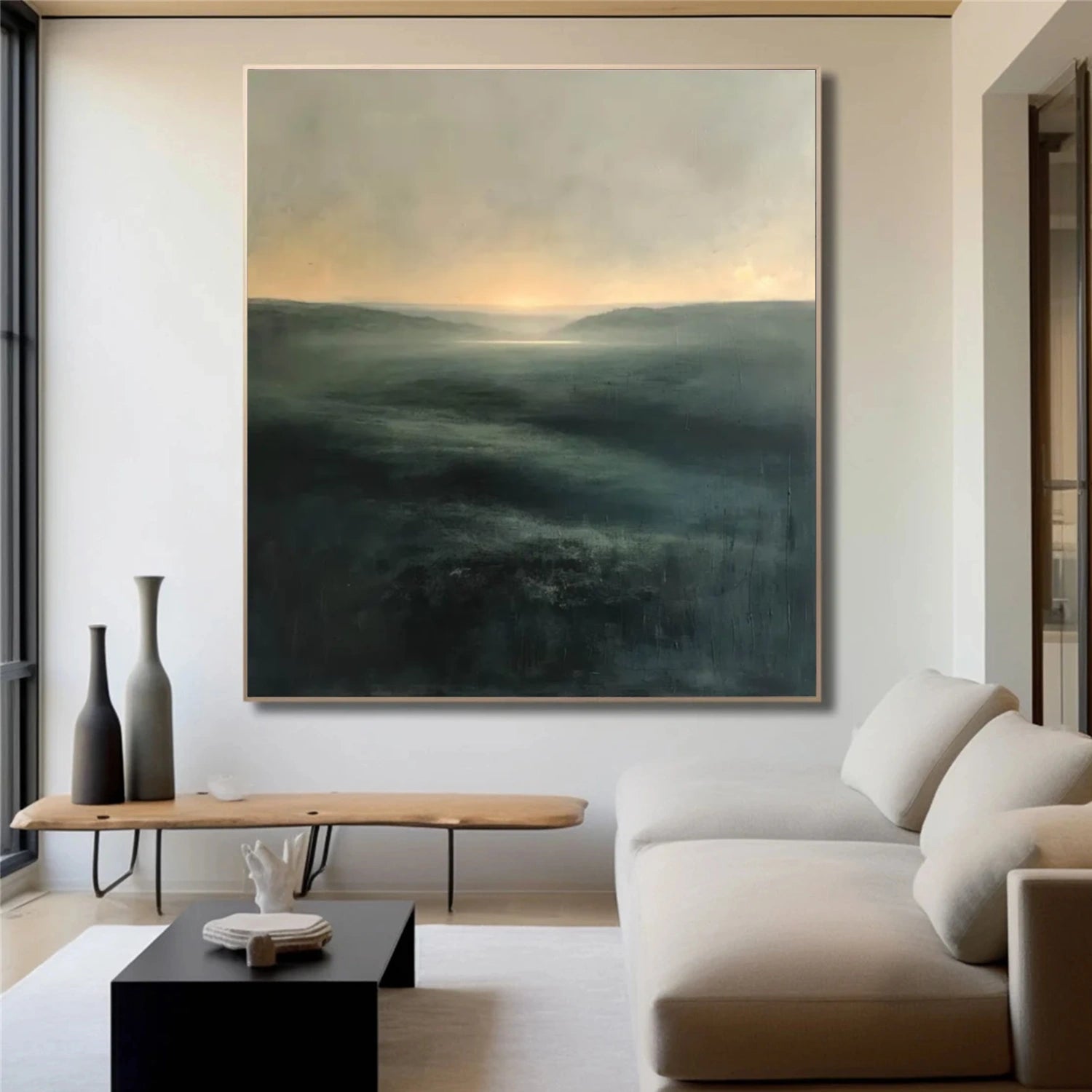 Abstract Mountain Canvas Art #BT039