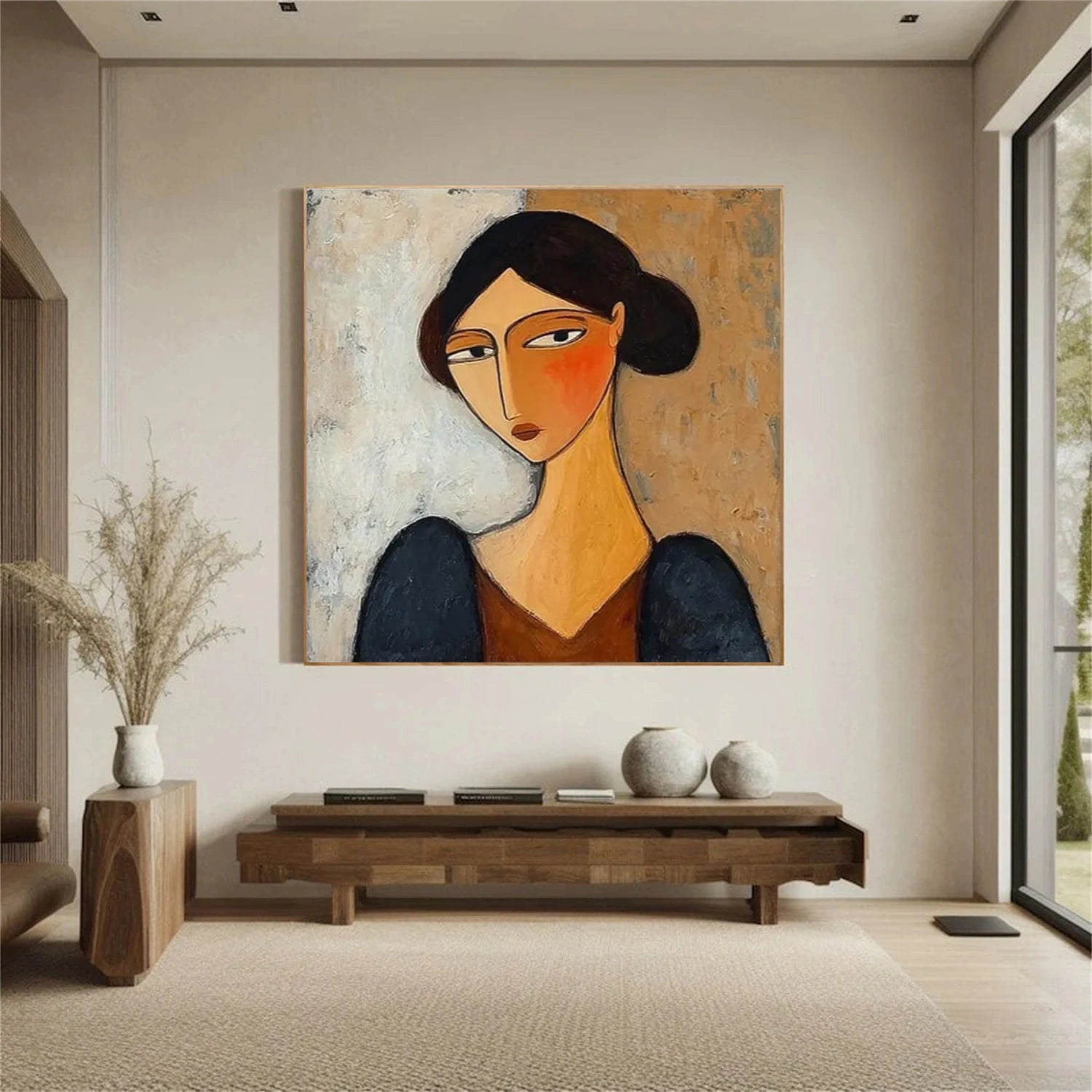 Abstract Portrait Wall Art # LA035