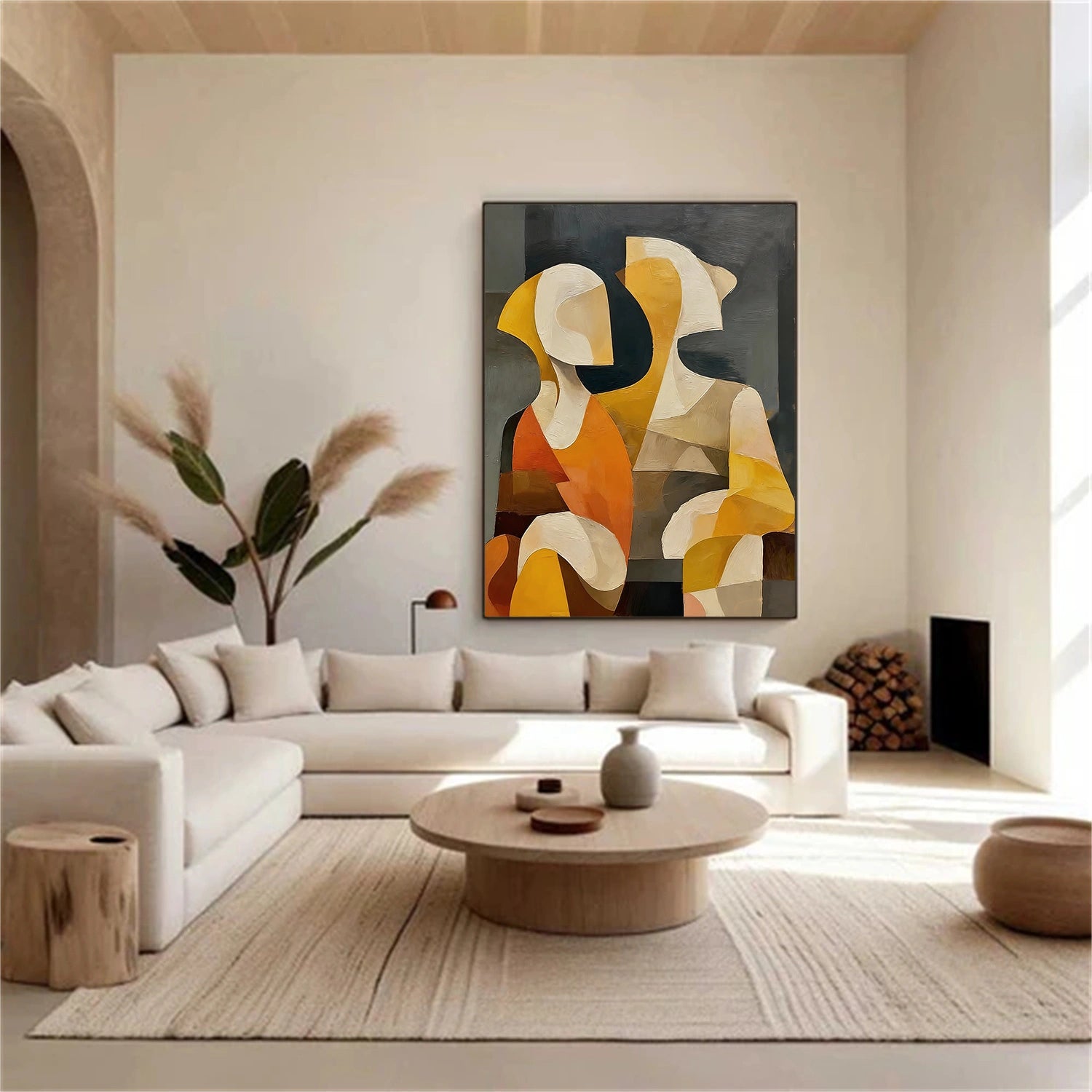 Abstract Portrait Wall Art # LA039