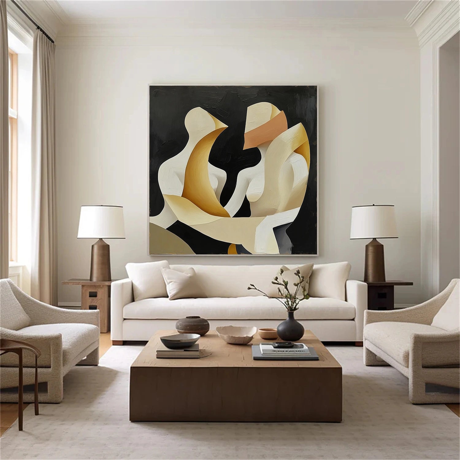 Abstract Portrait Wall Art # LA045