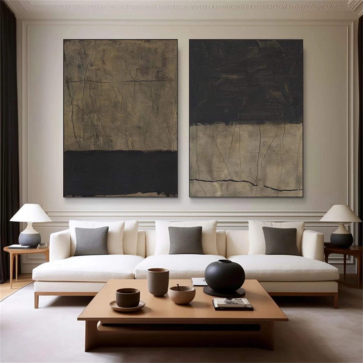 Wabi Sabi Wall Art Set of 2 #VS095