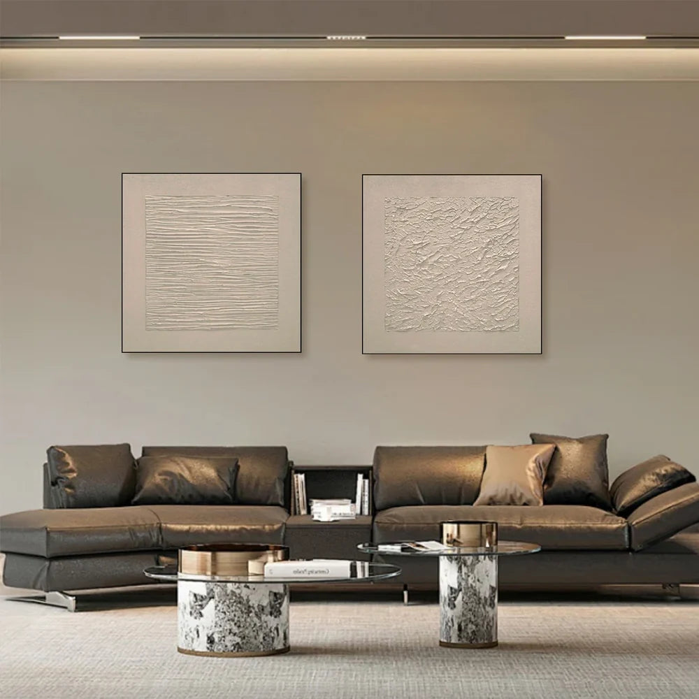 Wabi Sabi Textured Wall Art Set of 2 #VS016