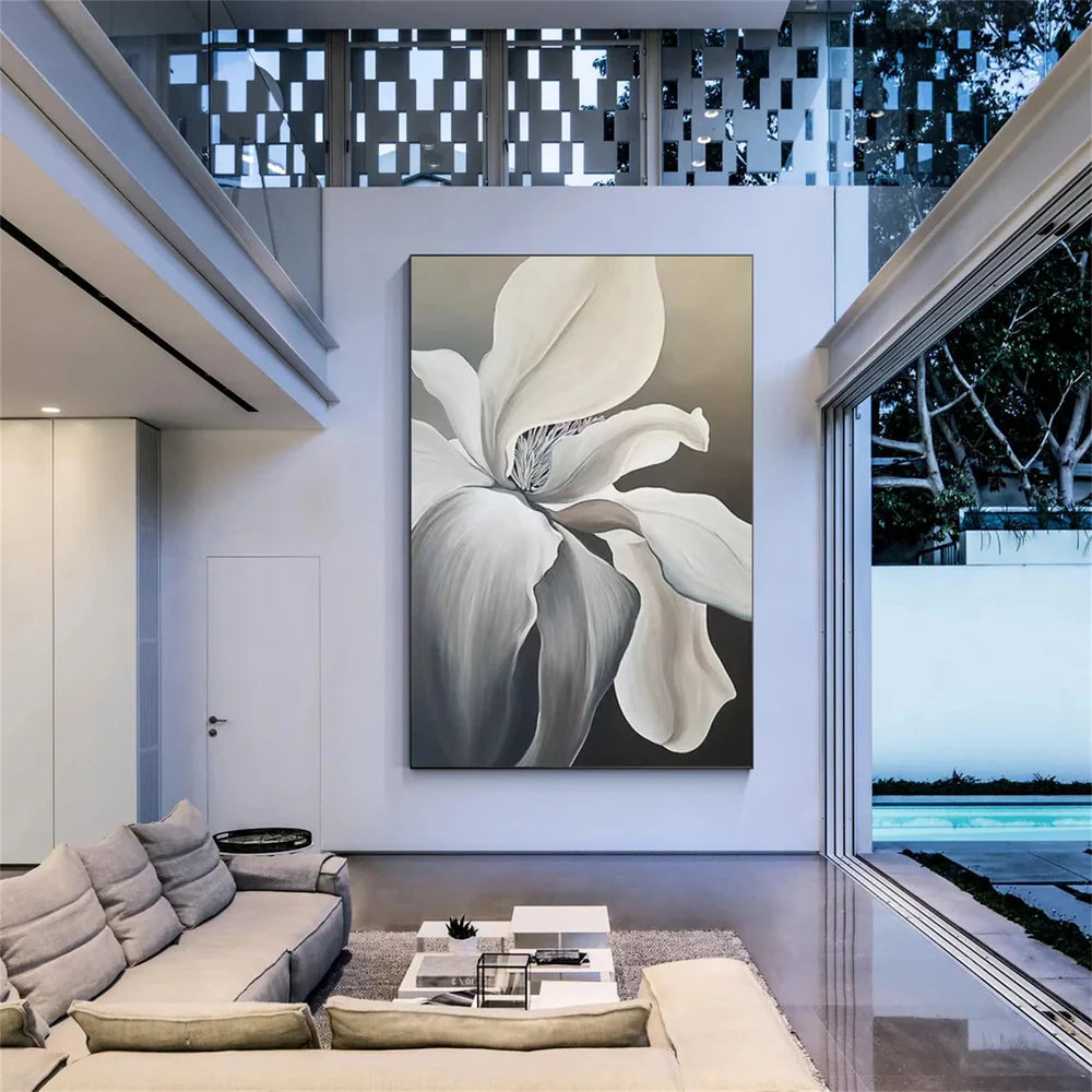 Abstract Flower And Tree Canvas Art #MF013