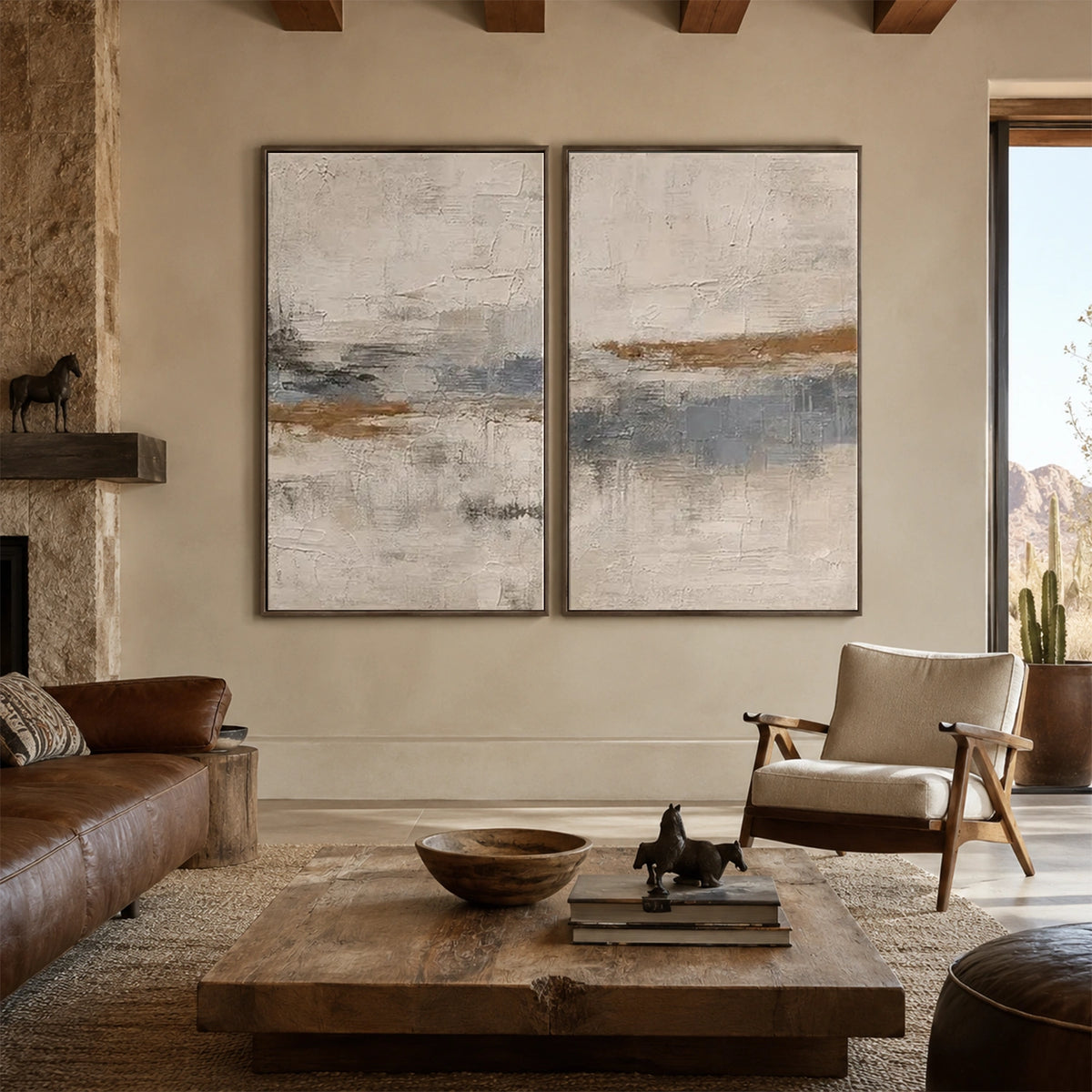 Abstract Wall Art Set of 2 #VA348