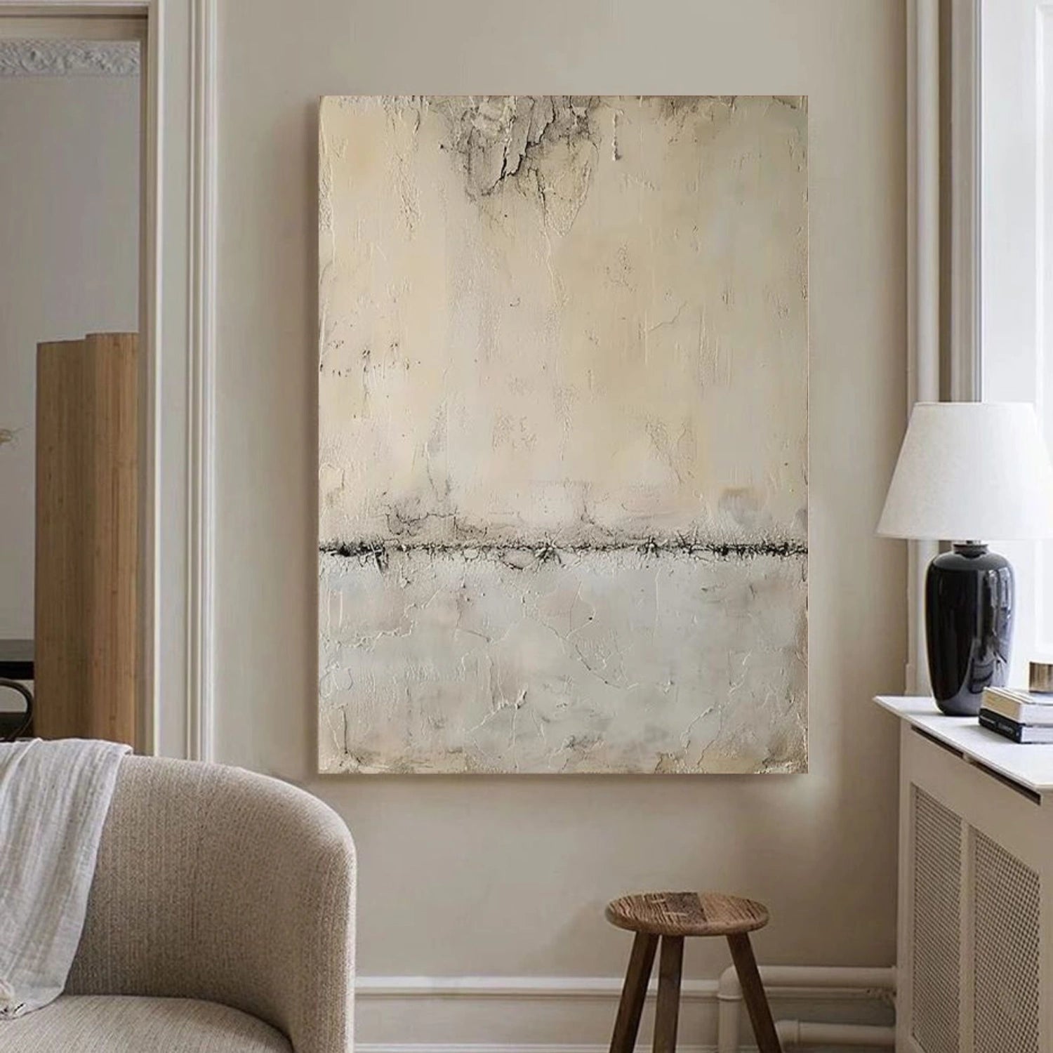 Wabi Sabi Textured Wall Art #VS099