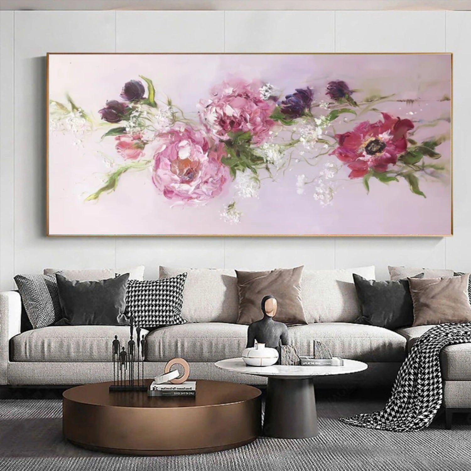 Abstract Flower And Tree Canvas Art #MF123