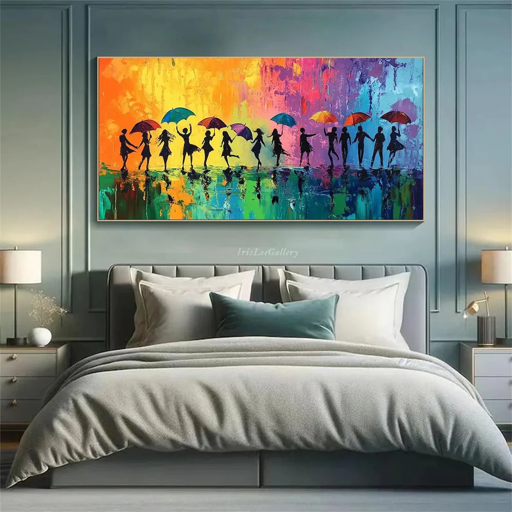 Colorful Abstract Portrait Wall Art # LA015