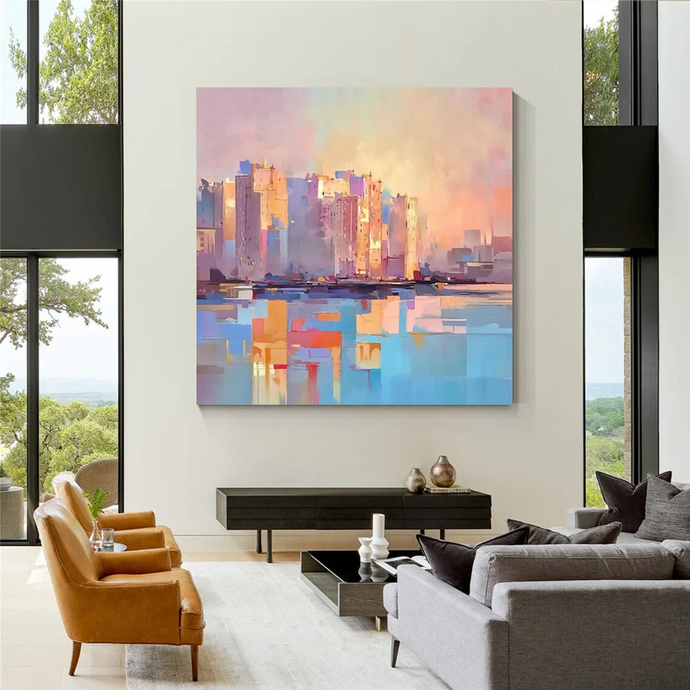 Abstract Urban Landscape Painting #UL005