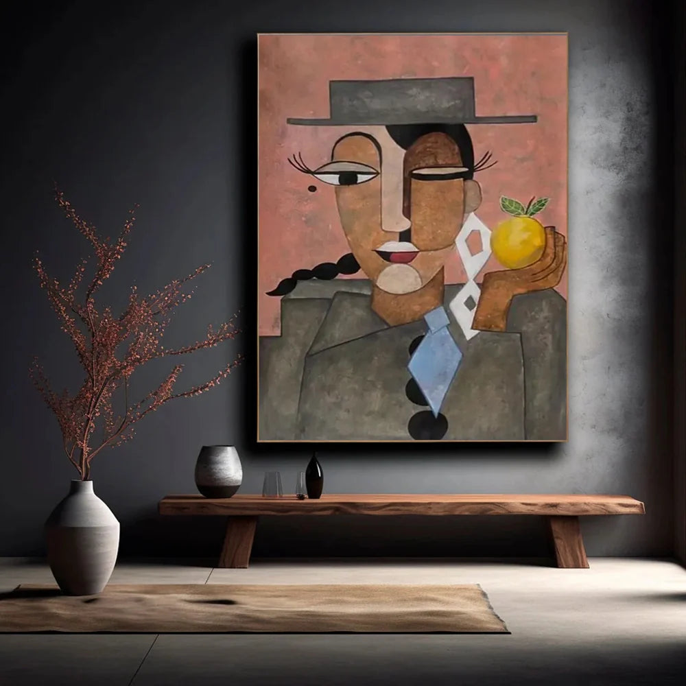 Colorful Abstract Portrait Wall Art # LA018