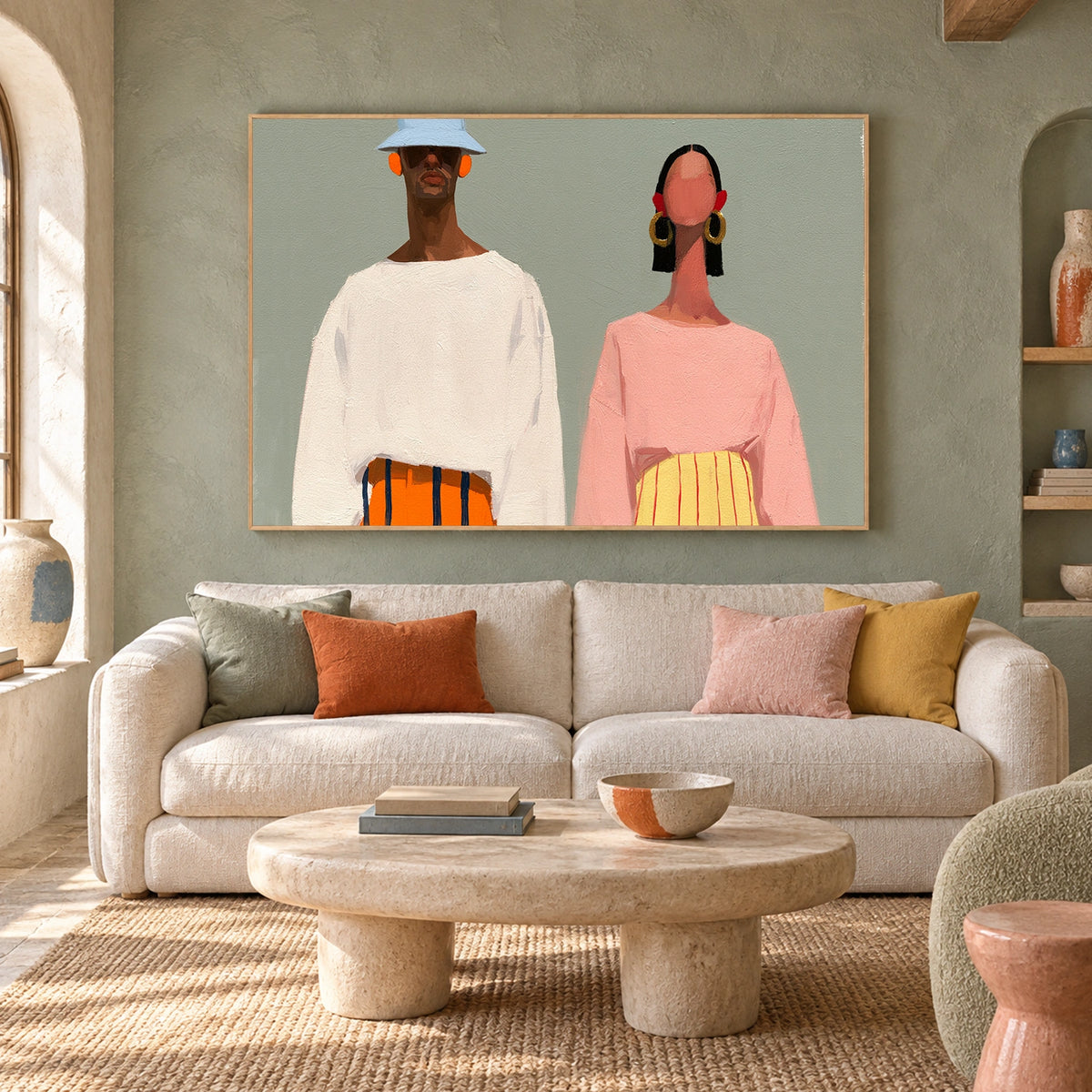 Abstract Portrait Wall Art #LA097