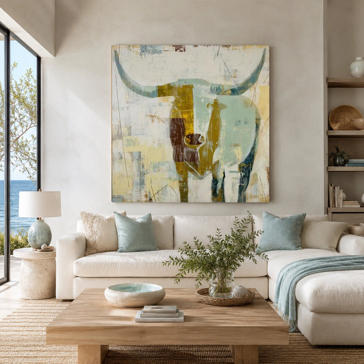 Abstract Animal Canvas Art #DW163