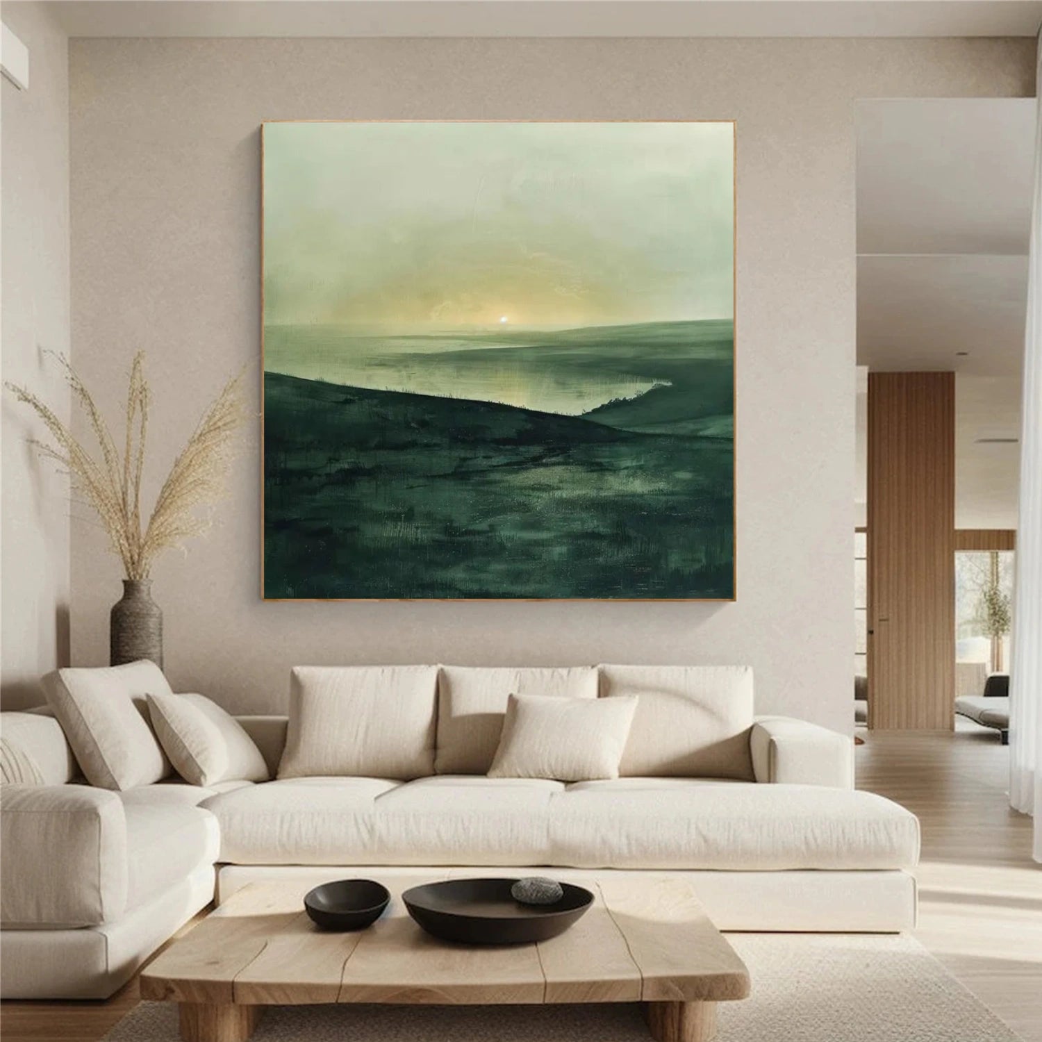 Abstract Mountain Canvas Art #BT040