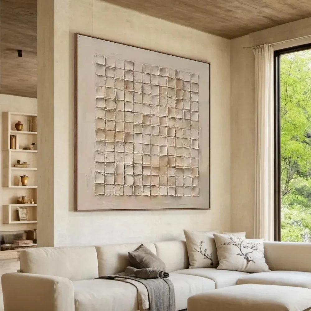 Wabi Sabi Textured Wall Art #VS060