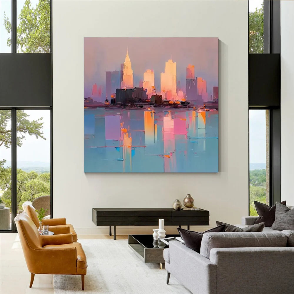 Abstract Urban Landscape Painting #UL006