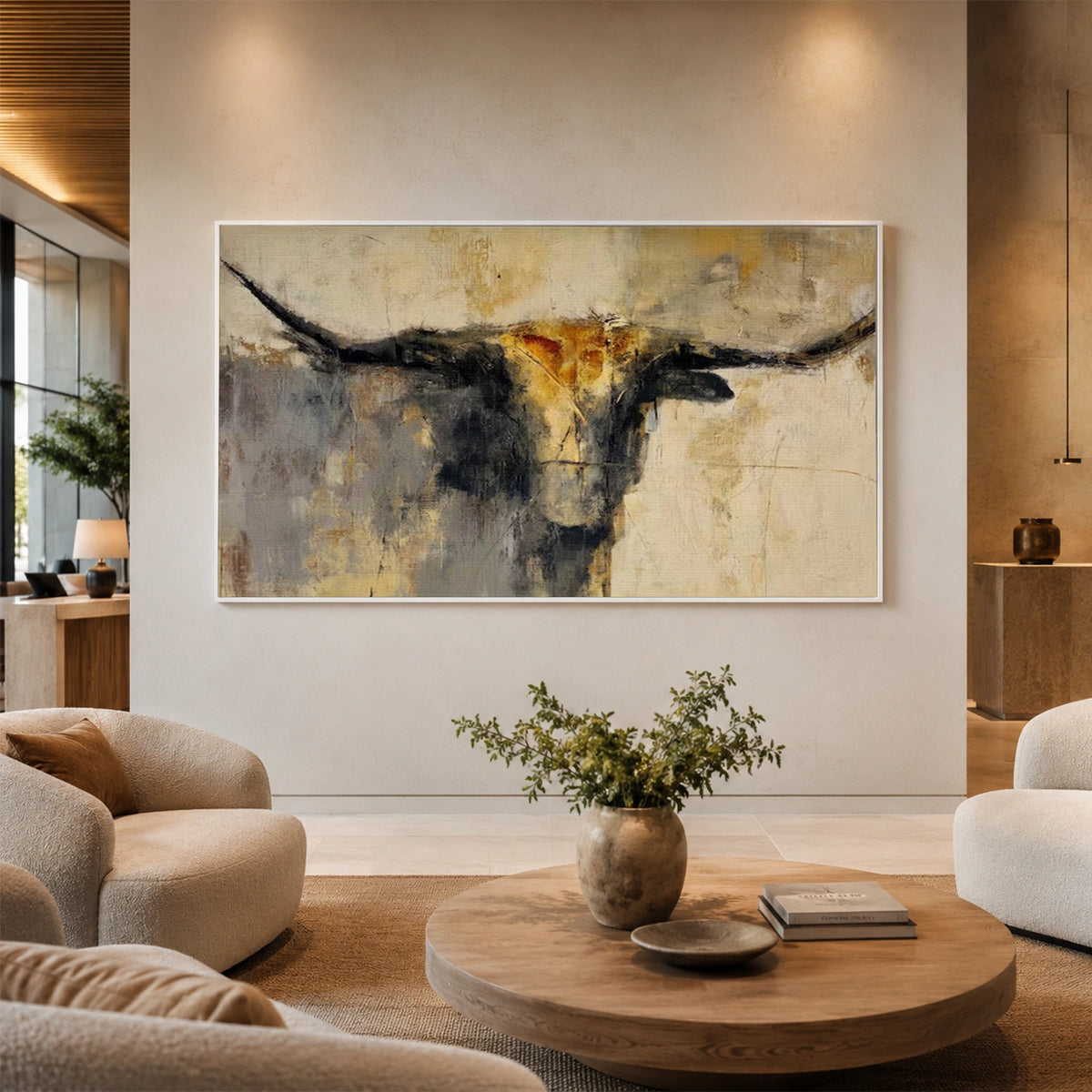 Abstract Animal Canvas Art #DW161