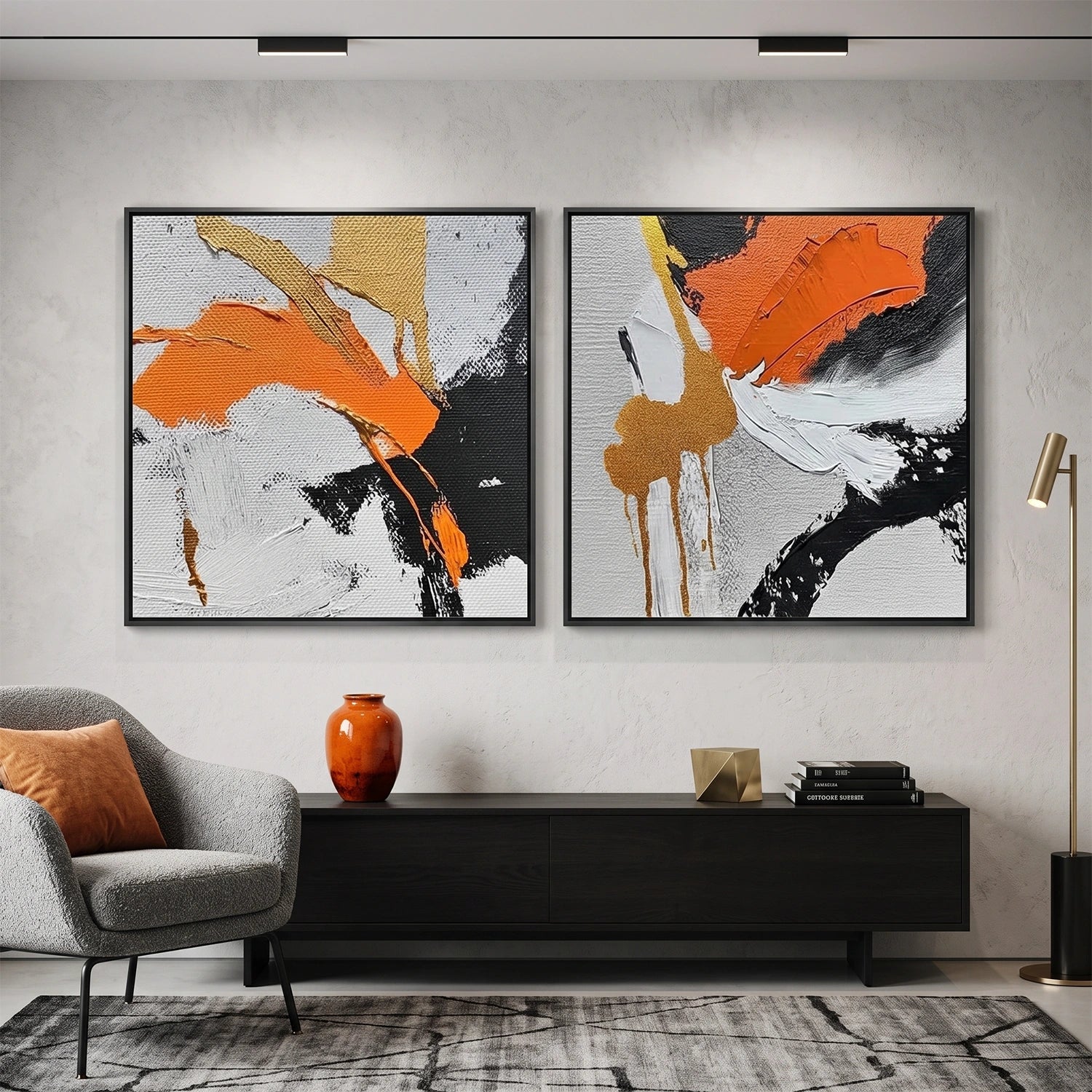 Abstract Wall Art Set of 2 #VA295