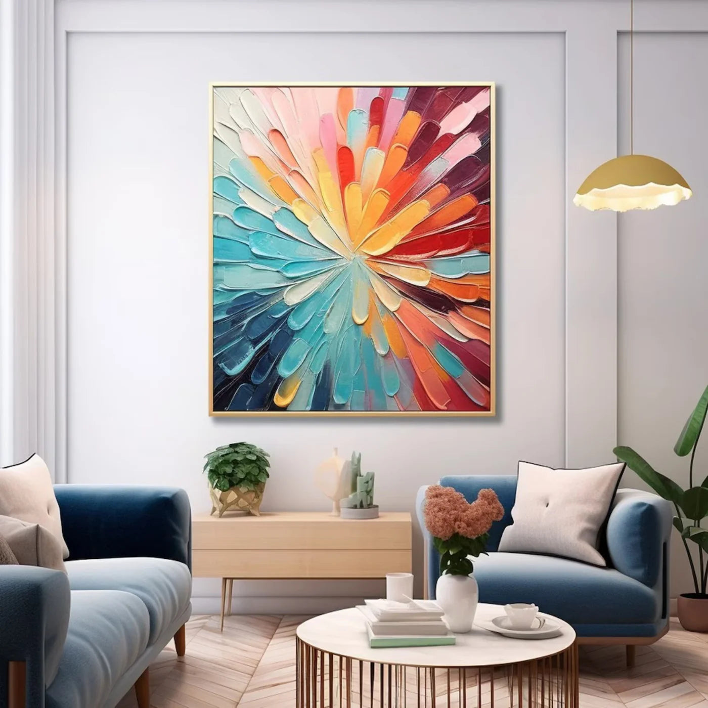 Abstract Textured Wall Art #VA094