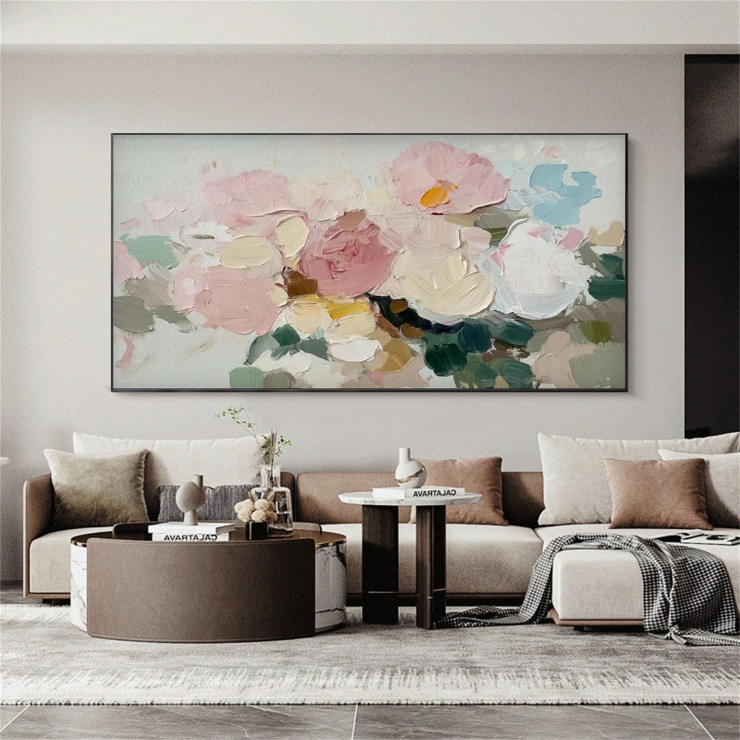 Abstract Flower And Tree Canvas Art #MF176