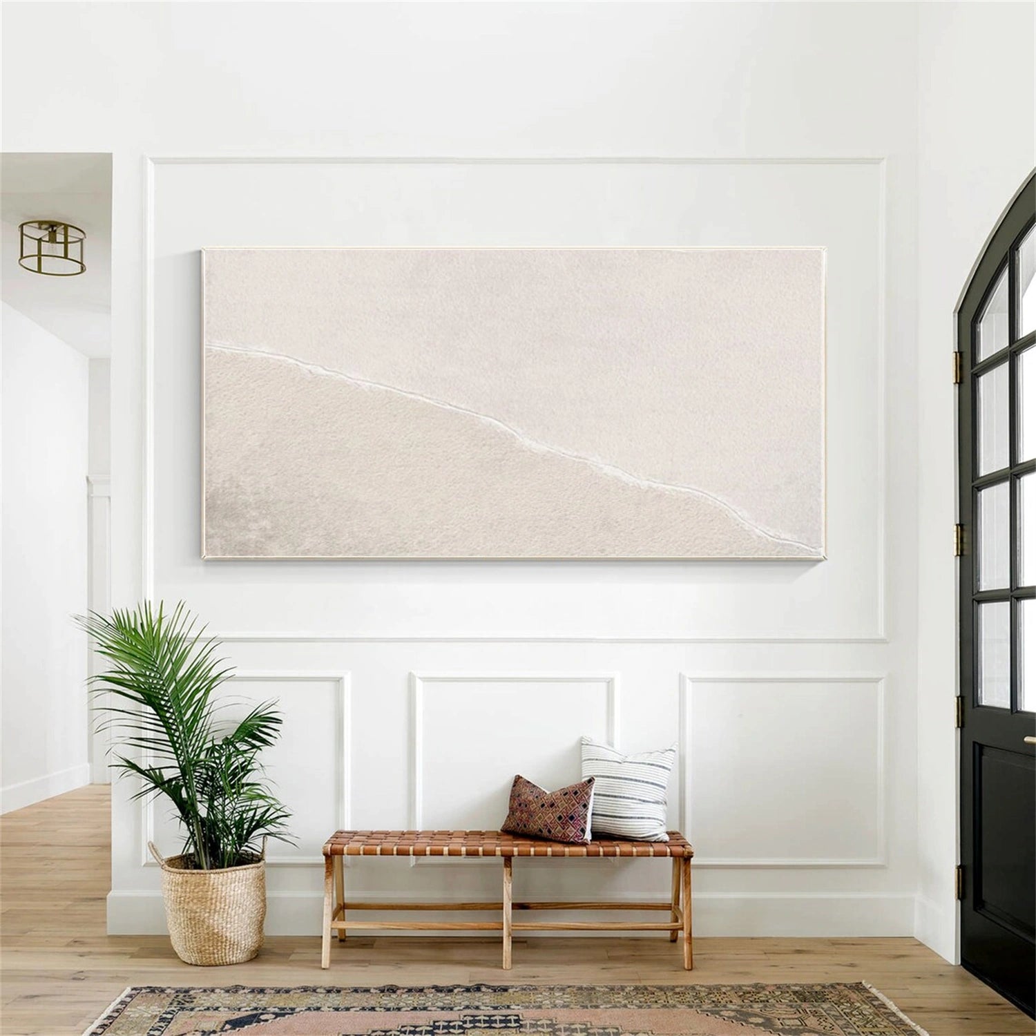 White Minimalist Wall Art #WM128