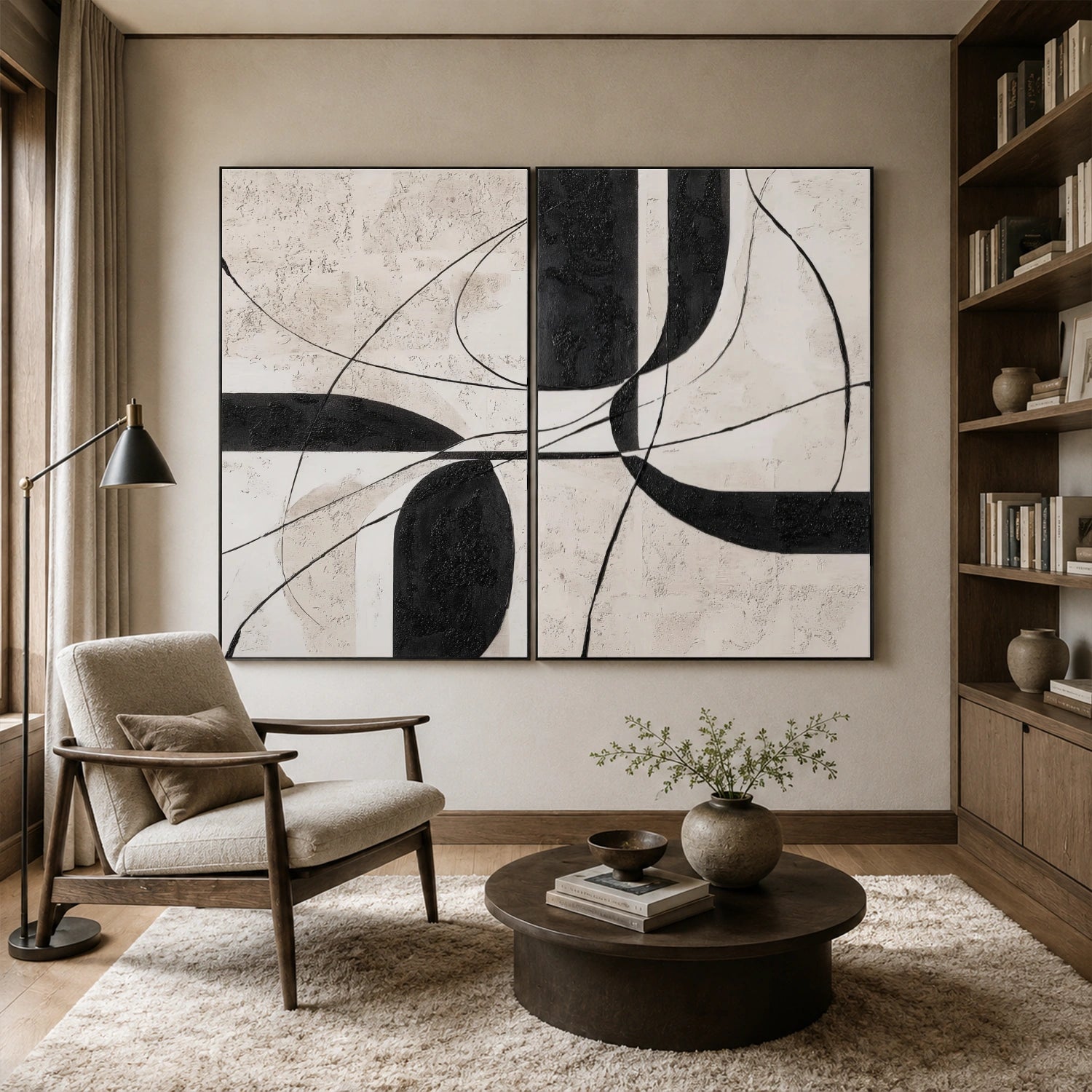 Wabi Sabi Wall Art Set of 2 #VS232