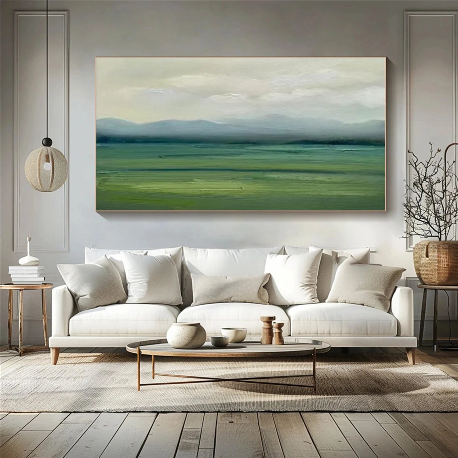 Abstract Mountain Canvas Art #BT043
