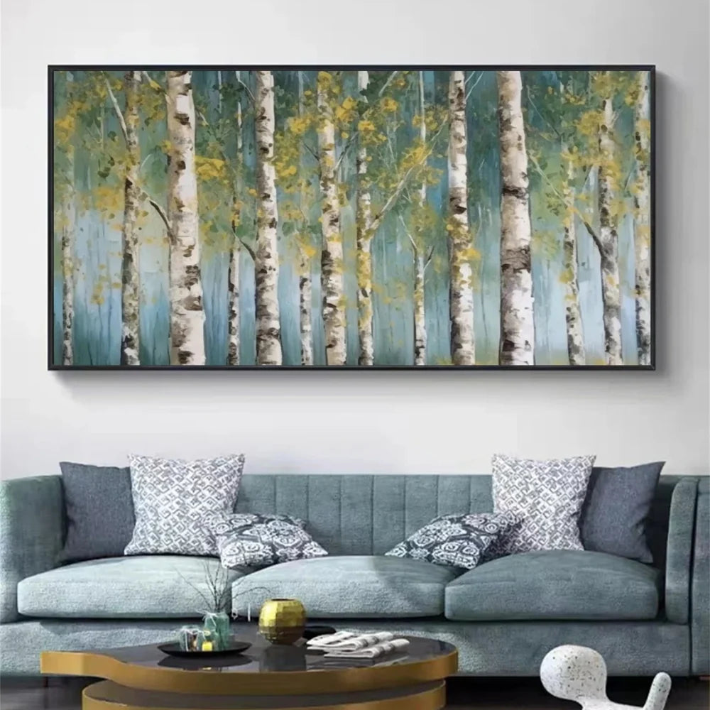 Abstract Flower And Tree Canvas Art #MF040