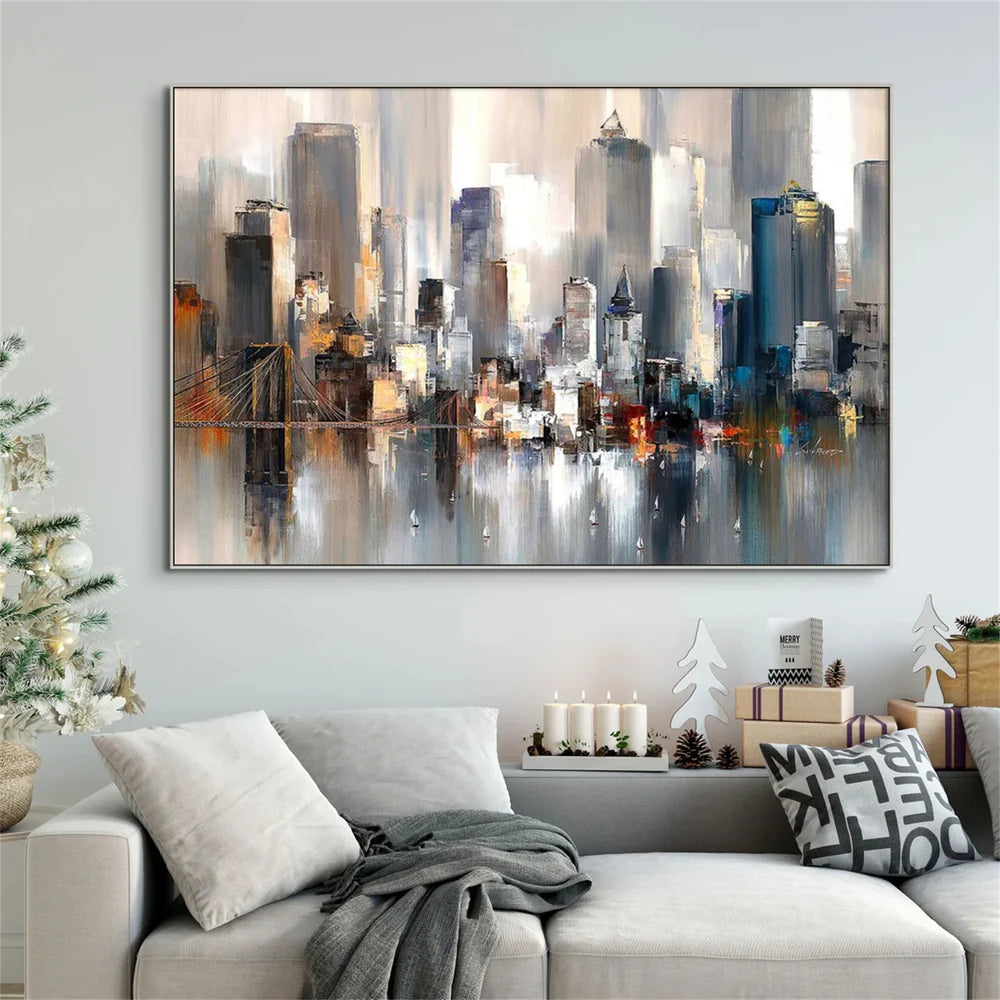 Abstract Urban Landscape Painting #UL010