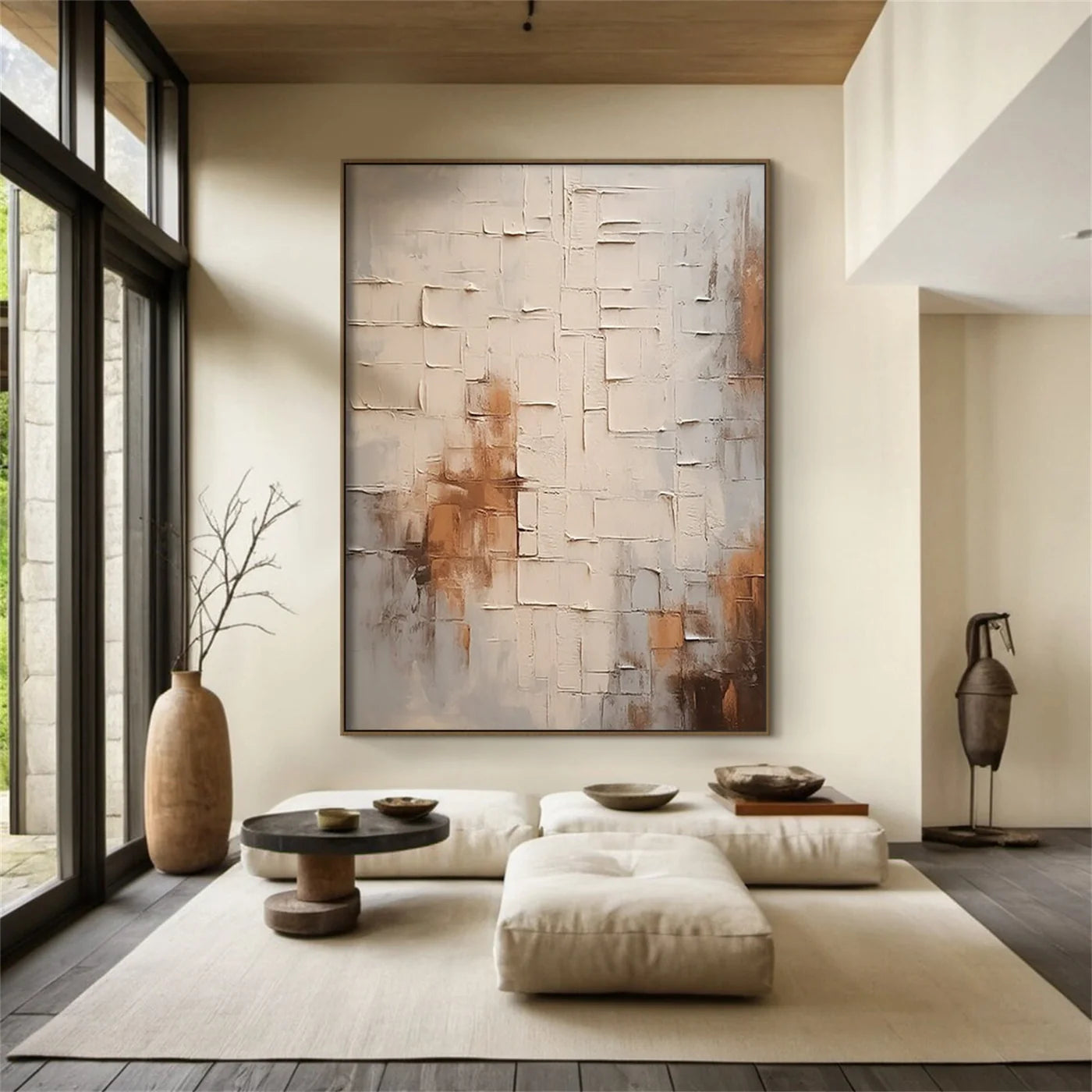 Wabi Sabi Textured Wall Art #VS026