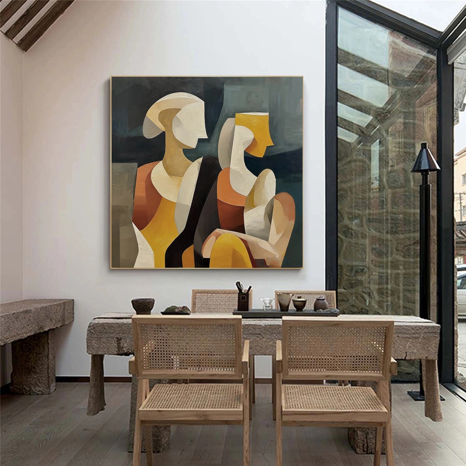 Abstract Portrait Wall Art # LA044